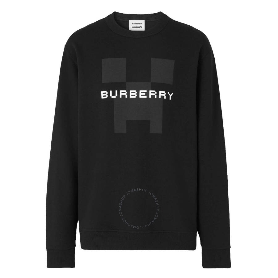 Burberry X Minecraft Logo Print Sweatshirt In Black