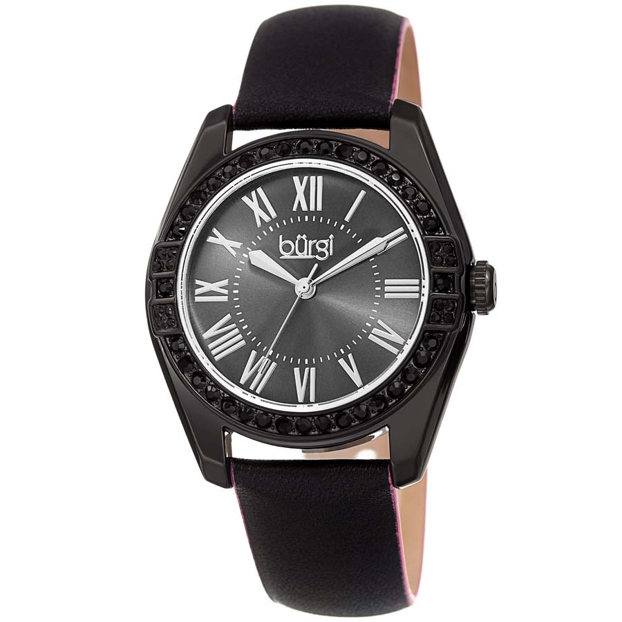 Burgi Black Dial Ladies Watch BUR206BK 842106117967  display picture 3
