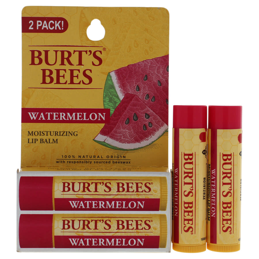 Burt'S Bees Watermelon Moisturizer Lip Balm Blister Skin Care