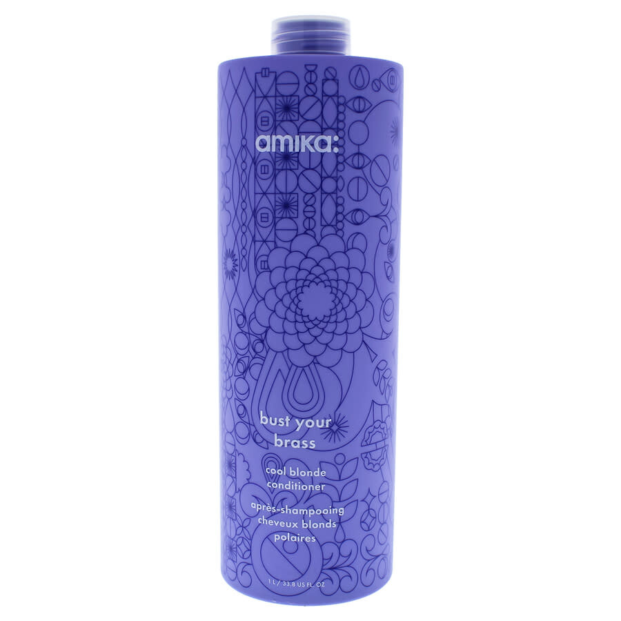 Amika Bust Your Brass Cool Blonde Conditioner by Amika for Unisex 33.