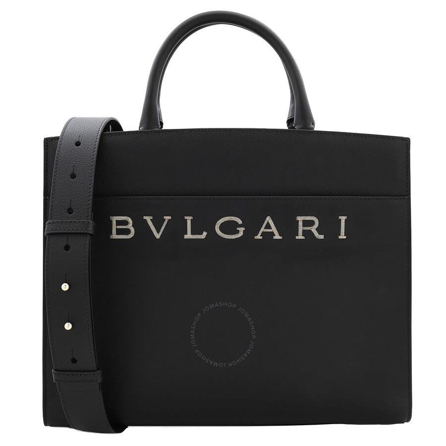 bvlgari-black-leather-logo-