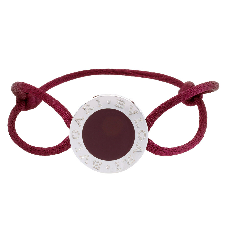 Bvlgari Bracelet In Midnight Plum Fabric In Purple