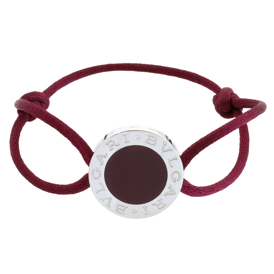 Bvlgari Bracelet In Midnight Plum Fabric In Purple