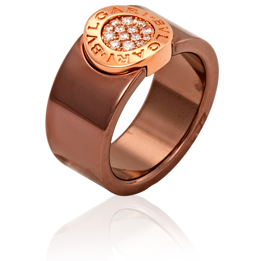 【jomashop】 bvlgari bronze ceramic 18k pink gold