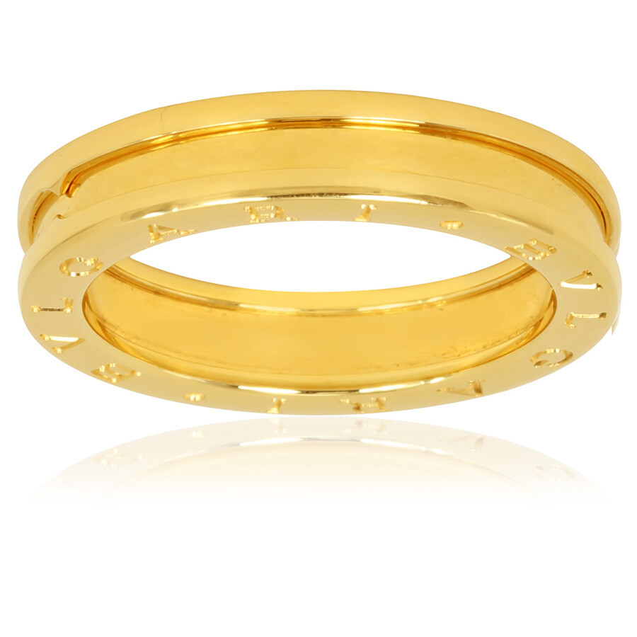 Bvlgari B.zero1 18k Yellow Gold 1-band Ring In Gold