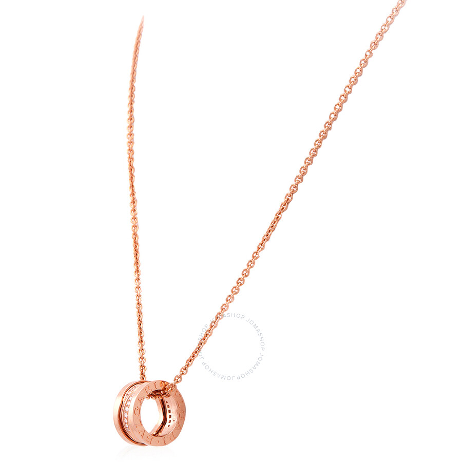 Bvlgari B.zero1 Design Legend 18k Pink Gold Necklace