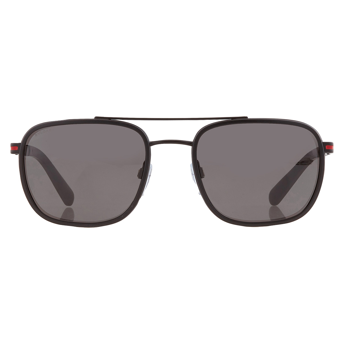 Bvlgari Dark Grey Navigator Men's Sunglasses BV5053 128/B1 56