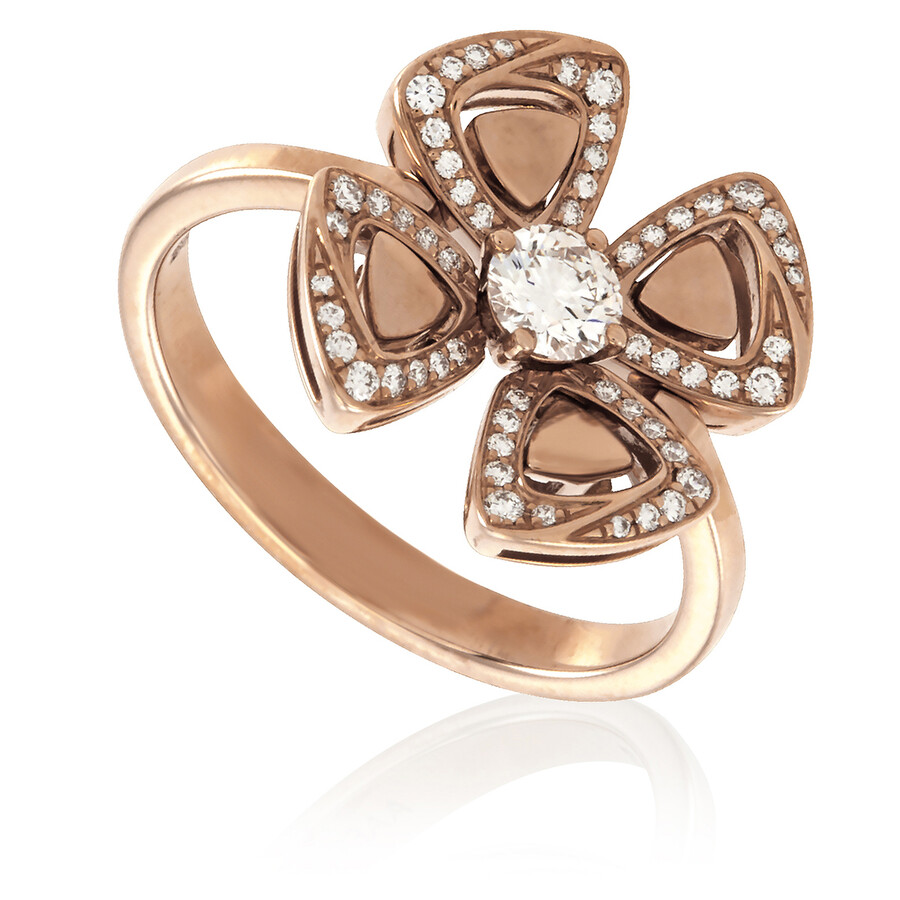 Bvlgari Fiorever 18 Kt Rose Gold Ring