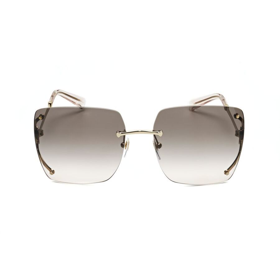 Bvlgari Grey Gradient Square Ladies Sunglasses BV6190BD 278/3B 61