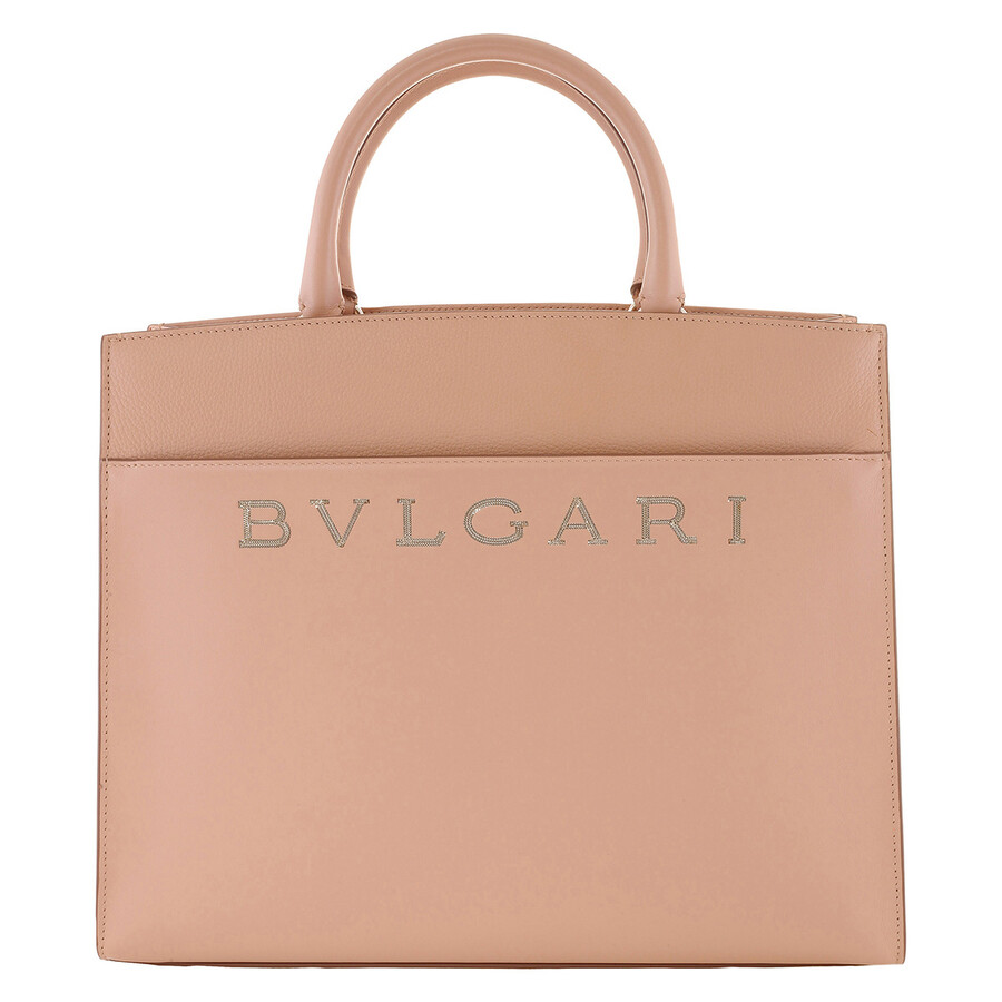 Bvlgari Leather Logo Tote Bag 291653 8052749234675 - Handbags