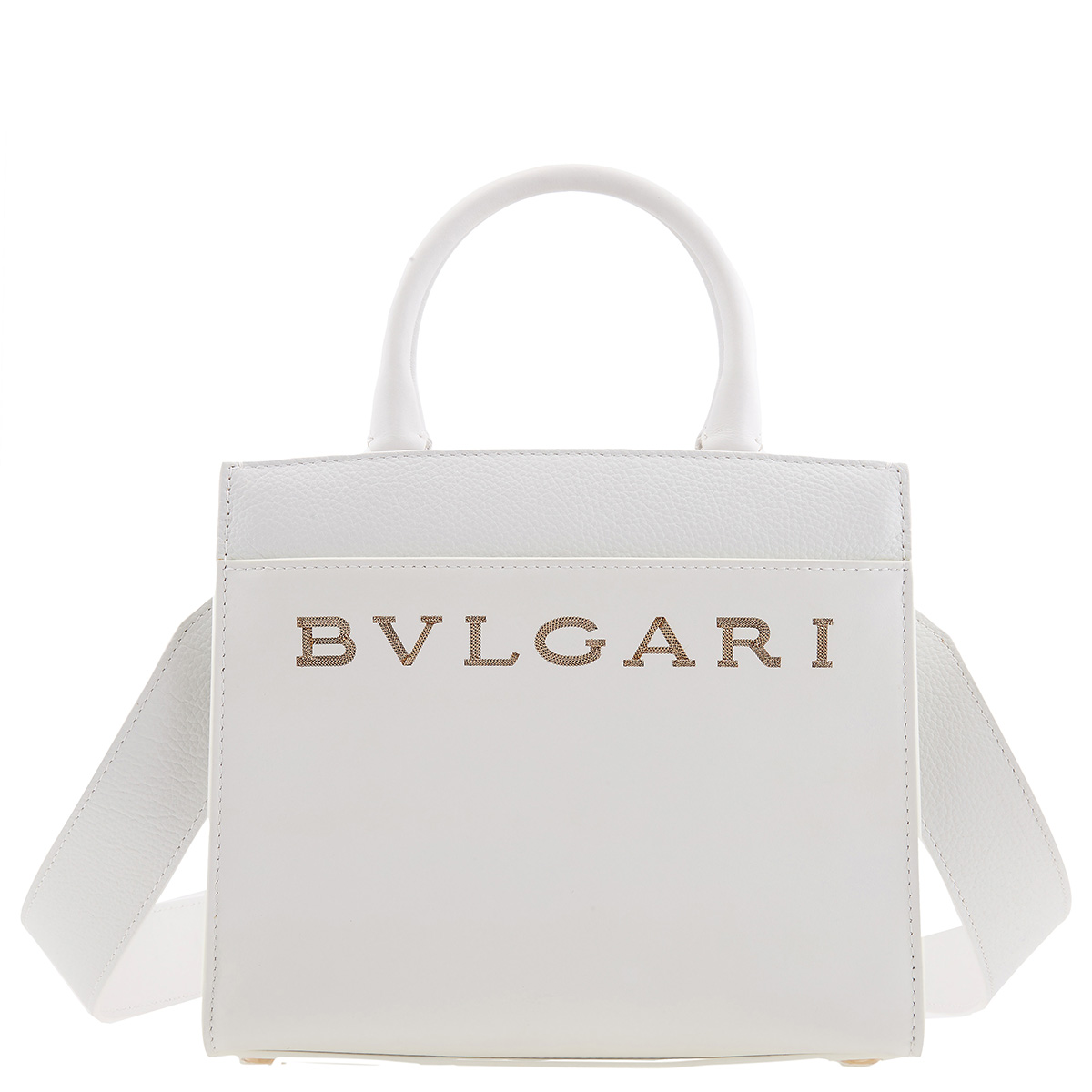 Bvlgari Logo Series Small Leather Tote 291959 8052749241574