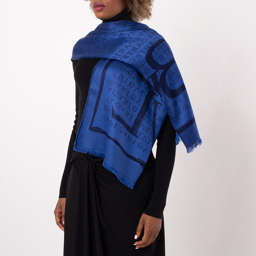 Logomania Lettere Maxi Metropolis Shawl