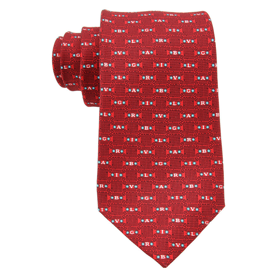Logomania Palatino Jacquard Silk Tite
