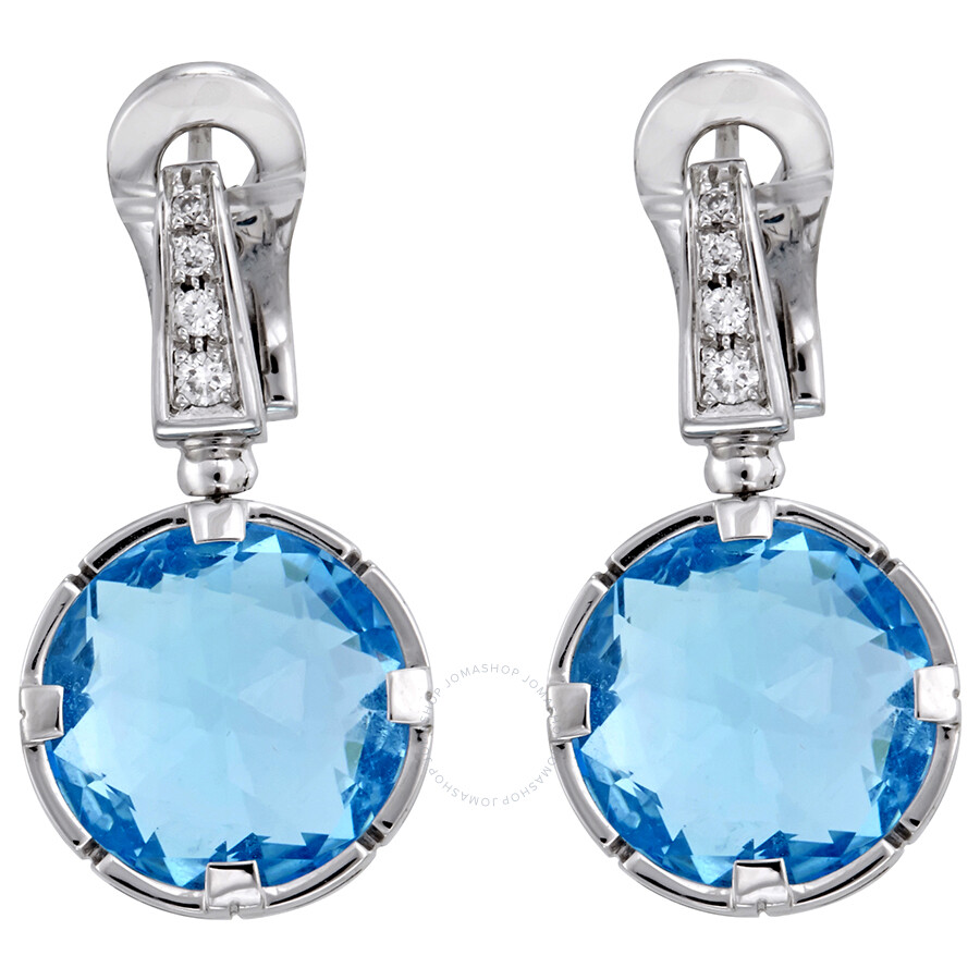 Bvlgari Paesi Tail 18k White Gold Earrings 344856 Bvlgari Paesi Tail 18k White Gold Earrings 344856