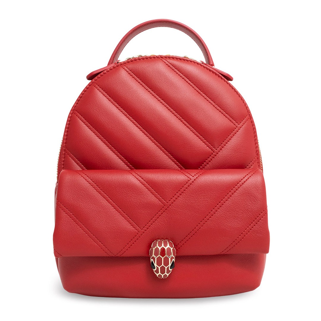 Pre-Loved Bvlgari Quilted Leather Serpenti Forever Cabochon Backpack Buy Bvlgari Pre-Loved Bvlgari Quilted Leather Serpenti  main image 4