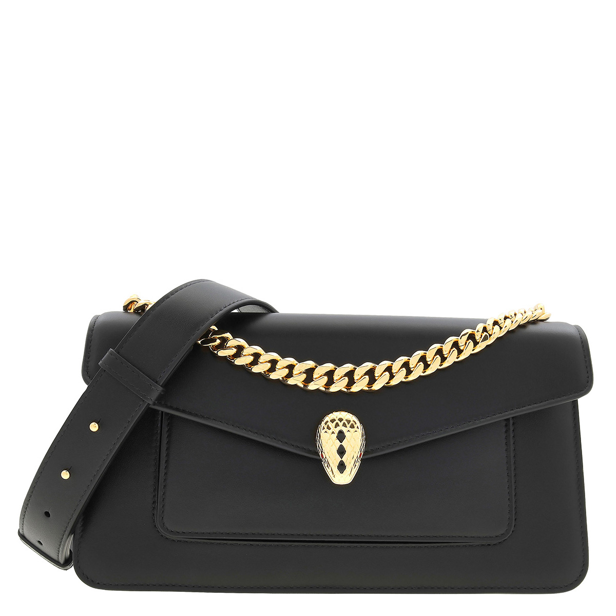 Bvlgari Serpenti East-West Maxi Chain Shoulder Bag 292032