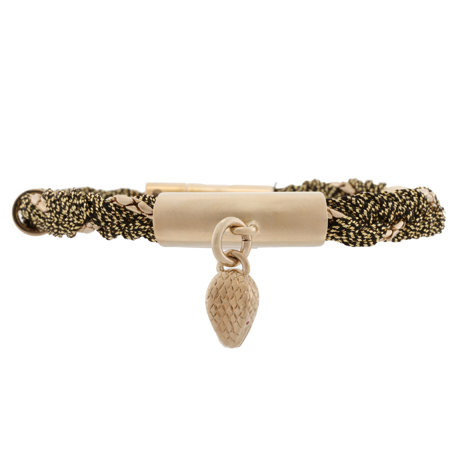 【関税込み】Blumarine ゴールド ローズ ベルト Bvlgari Serpenti Forever Ladies Bracelet, Size M 293558