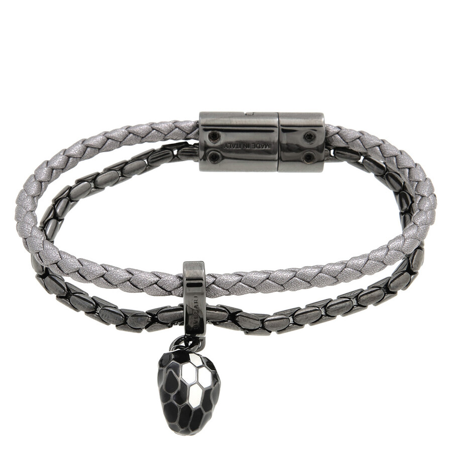 Bvlgari Serpenti Forever Leather Bracelet In Multi