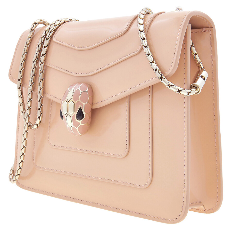 Bvlgari Serpenti Forever Small Crossbody Bag In Pink