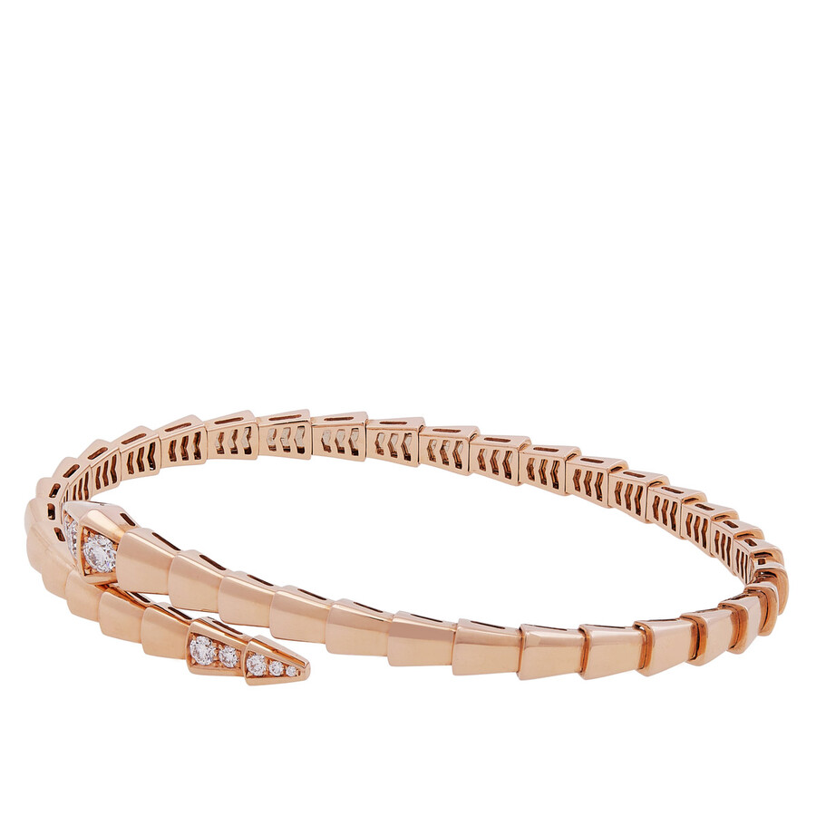 Bvlgari Serpenti Viper Bracelet In Rose Gold In Multi