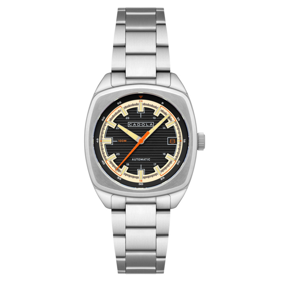 Cadola Buxton Automatic Black Dial Men's Watch CD-1057-55