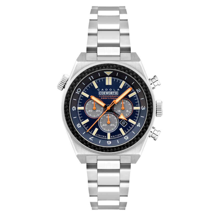 Cadola Cosworth Costin Chronograph Quartz Blue Dial Men's Watch CD