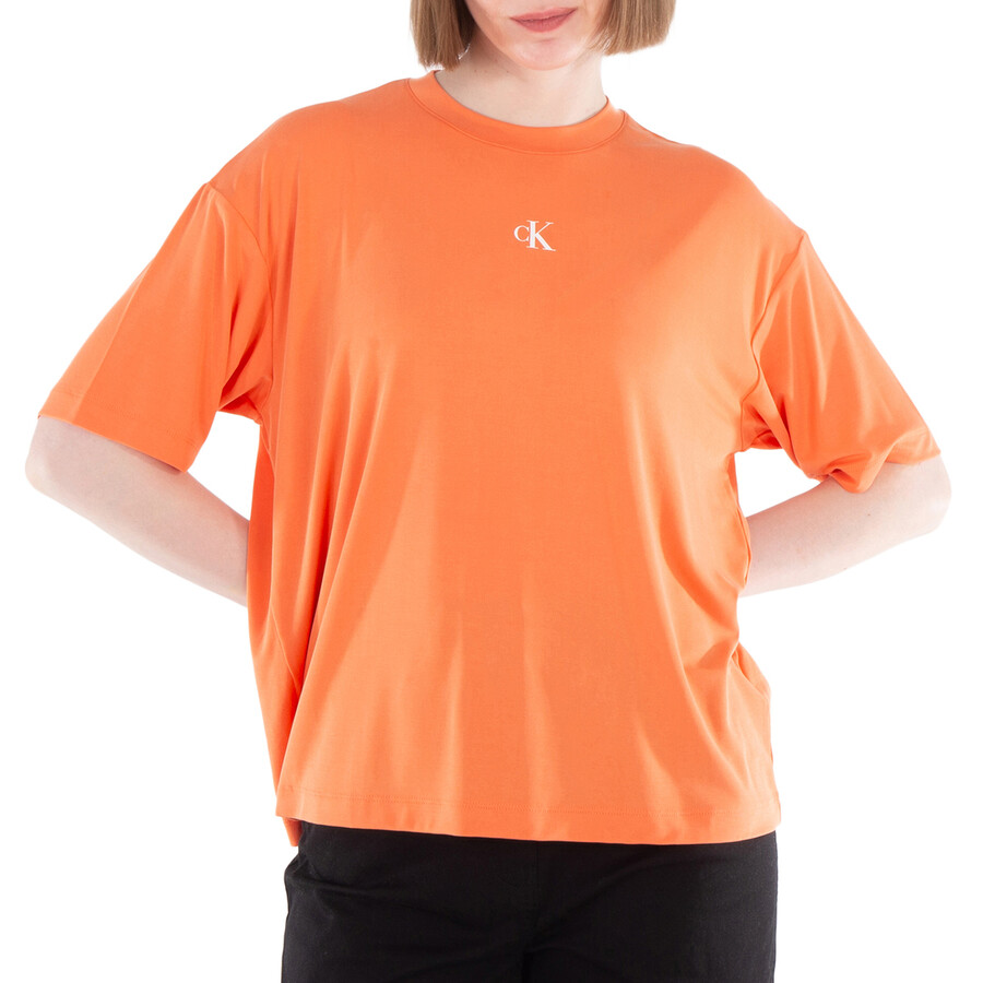 Back-Logo Printed Short Sleeves T-Shirt, Size X-Small