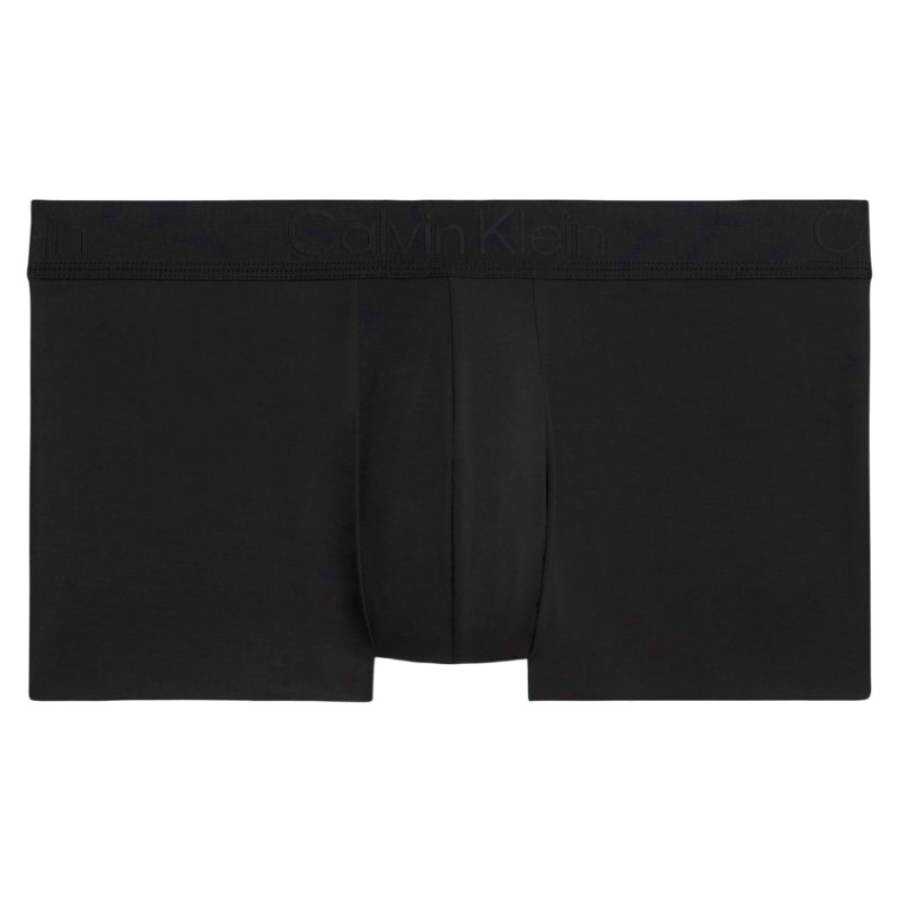 Black Cotton-Blend Trunks, Size Small