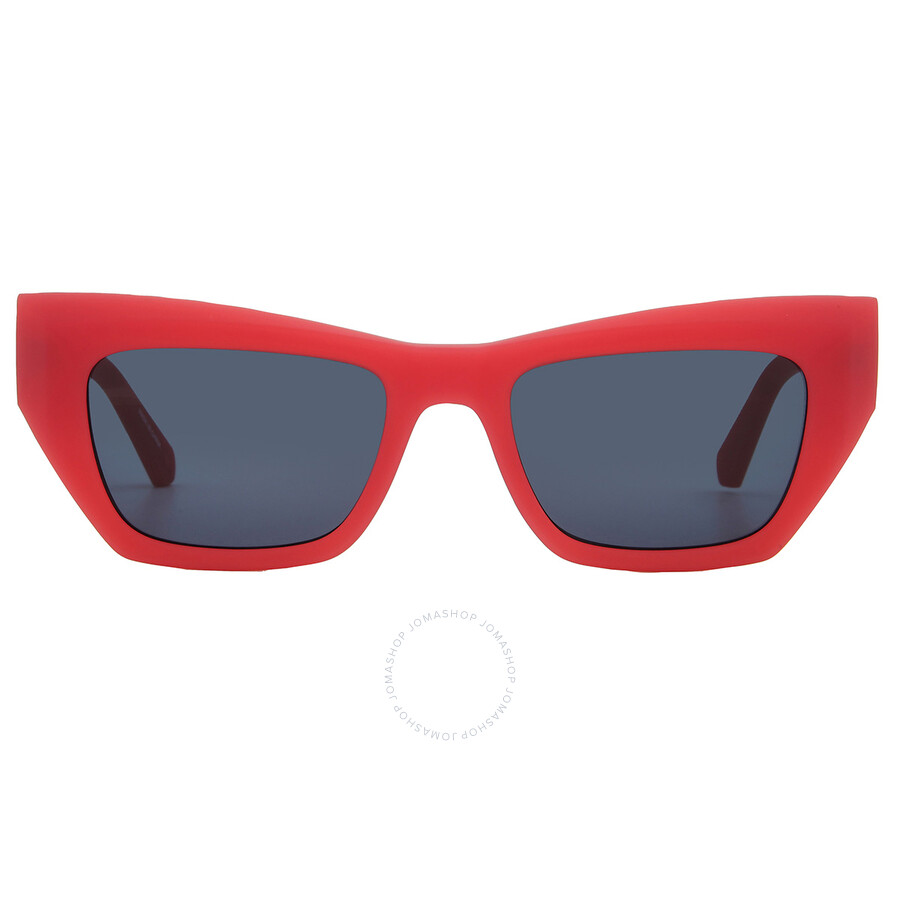 Calvin Klein Blue Cat Eye Unisex Sunglasses Ckj23641s 600 50