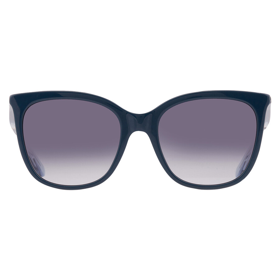 Calvin Klein Blue Gradient Cat Eye Ladies Sunglasses Ck23500s 438 55 In Blue