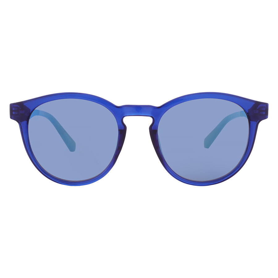 Calvin Klein Blue Phantos Unisex Sunglasses Ckj22643s 400 52 In Blue