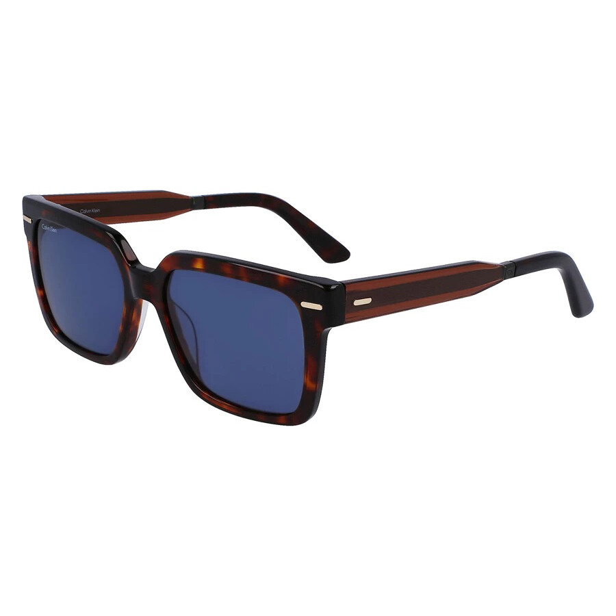 Calvin Klein Blue Square Men's Sunglasses Ck22535s 235 55 In Gold