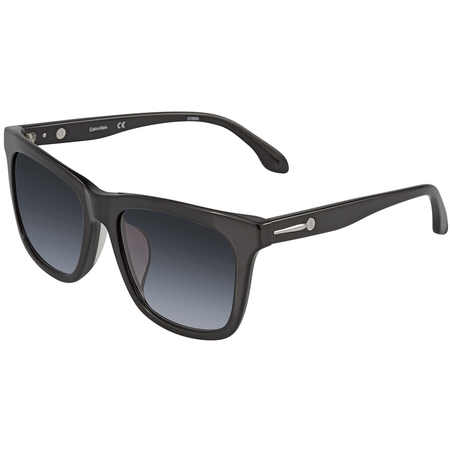 Calvin Klein Blue Square Unisex Sunglasses Ck4300sa 001 5618
