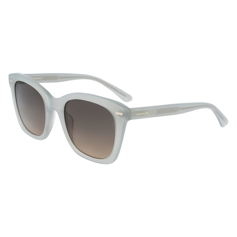 Calvin Klein Brown Gradient Butterfly Ladies Sunglasses Ck21506s 335 52 In Gray