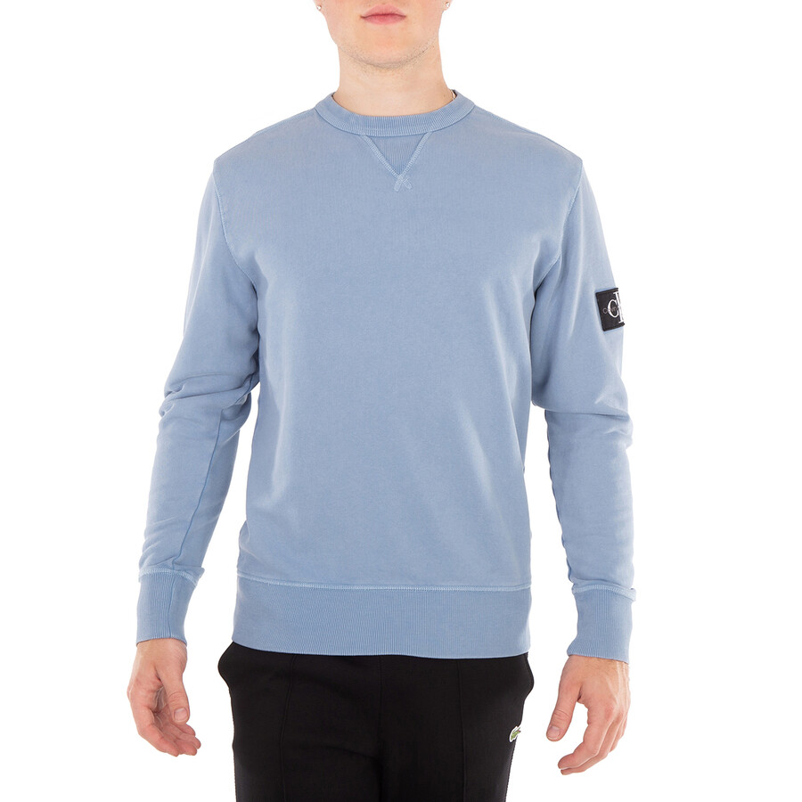 CK Washed Badge Crewneck Sweatshirt