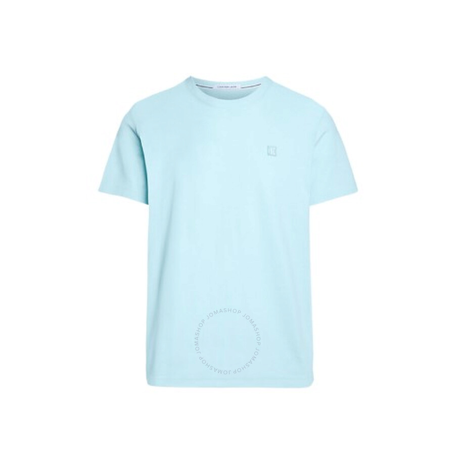 Calvin Klein Cotton Badge T-shirt In Blue