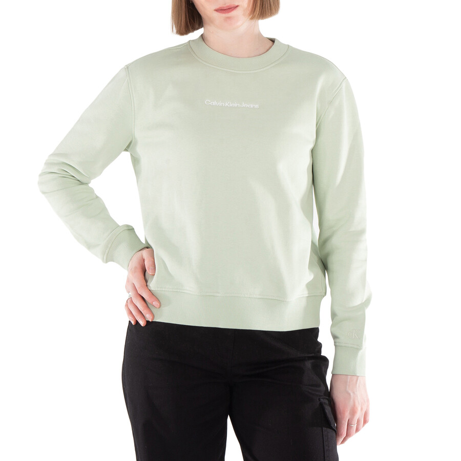 Cotton Blend Fleece Sweatshirt