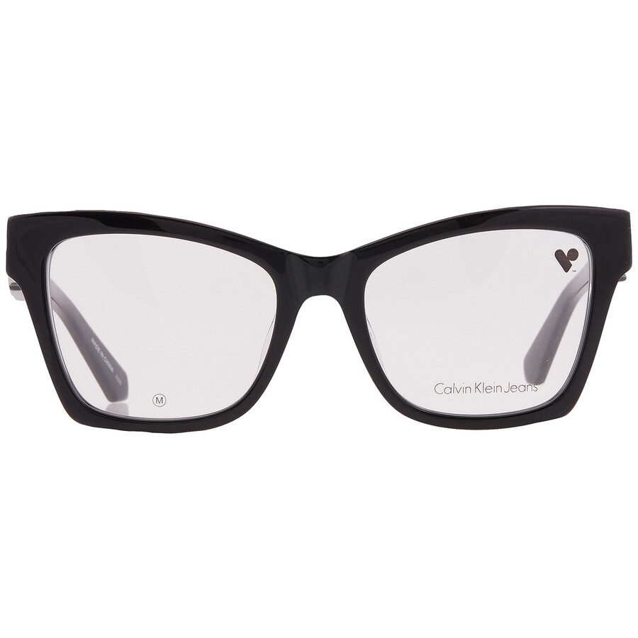 Calvin Klein Demo Cat Eye Unisex Eyeglasses Ckj23646 001 52