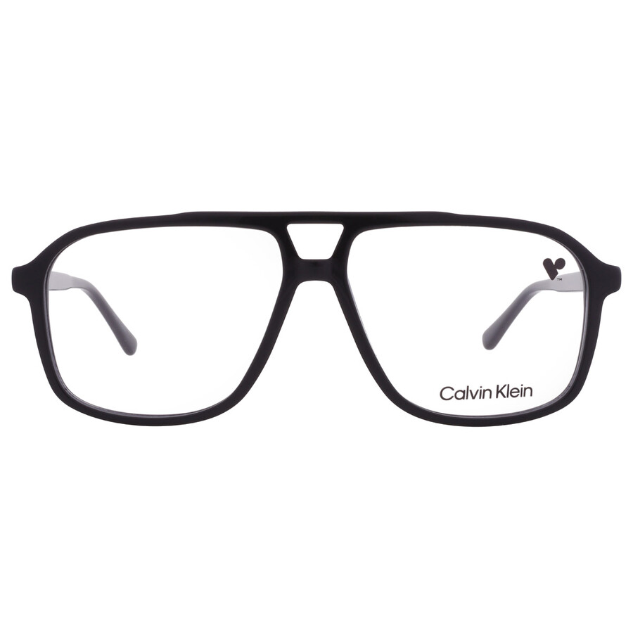 Calvin Klein Demo Navigator Unisex Eyeglasses Ck24518 001 57 In Black
