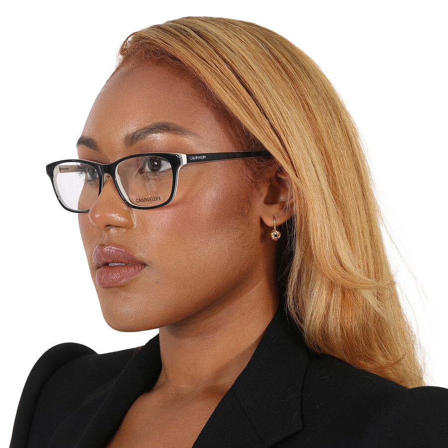 CALVIN KLEIN CALVIN KLEIN DEMO RECTANGULAR LADIES EYEGLASSES CK18515 002 53