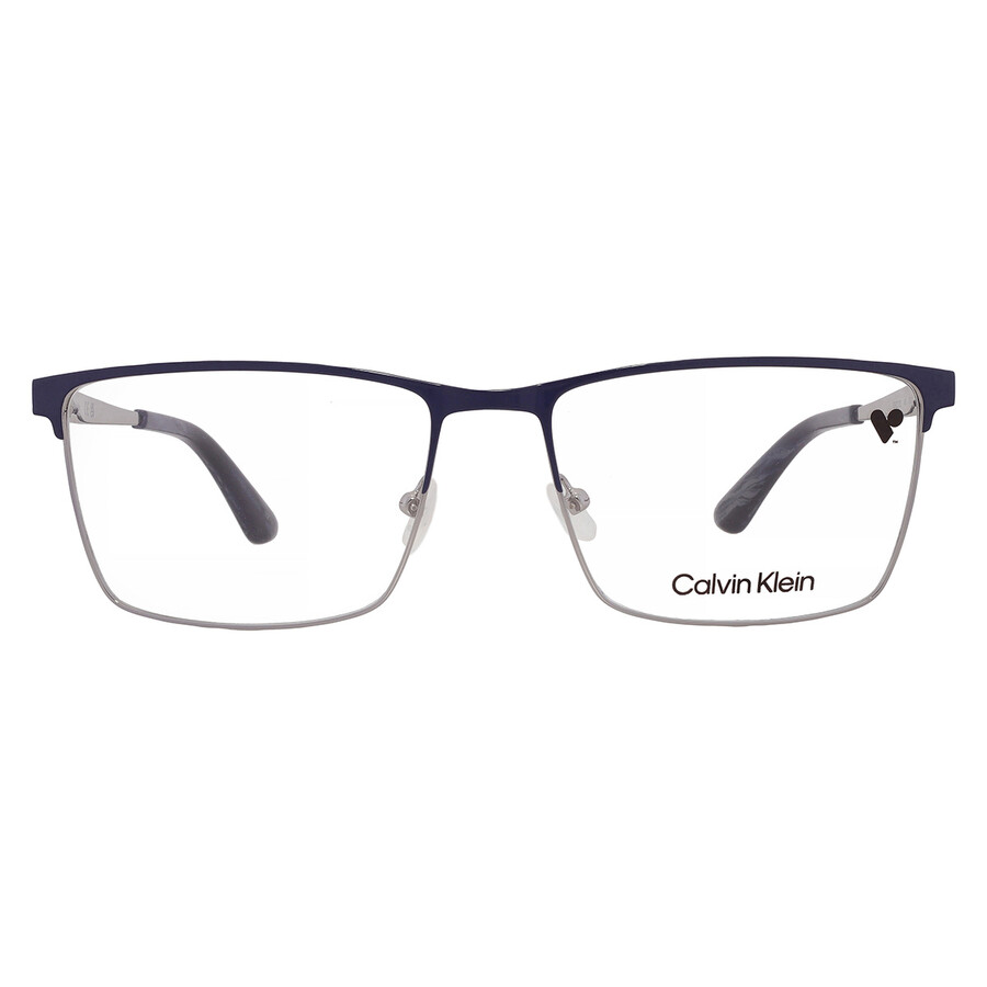 Calvin Klein Demo Rectangular Ladies Eyeglasses Ck22102 460 57 In Blue