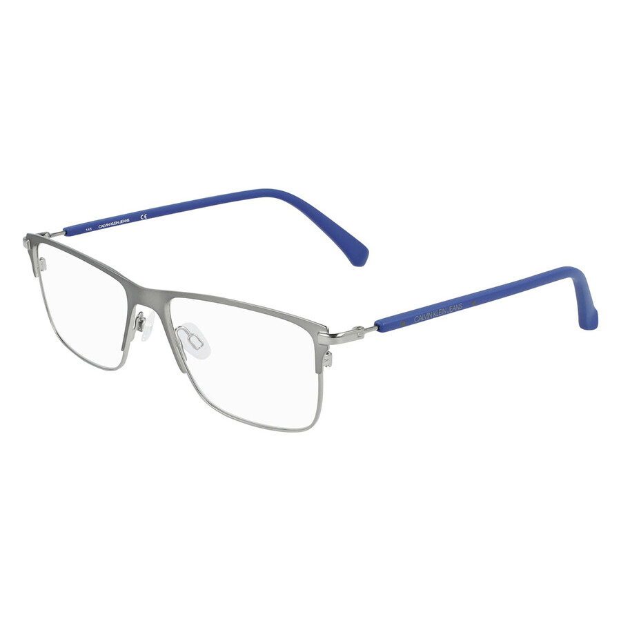 Calvin Klein Demo Rectangular Men's Eyeglasses Ckj21400 008 54