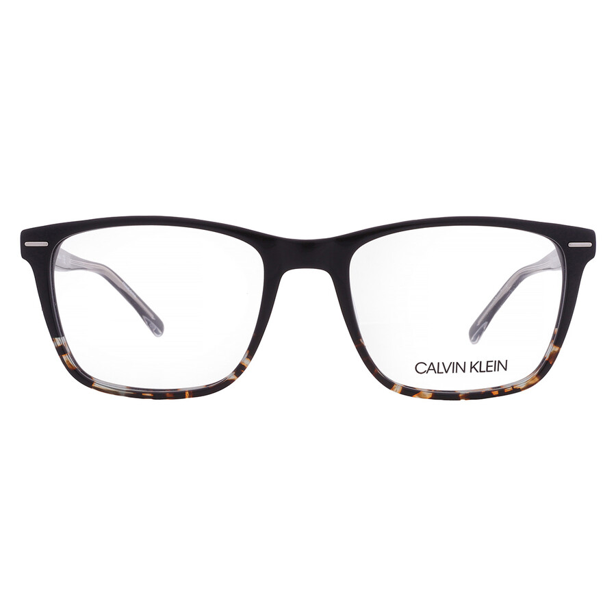 Calvin Klein Demo Square Men's Eyeglasses Ck21502 011 53 In Burgundy