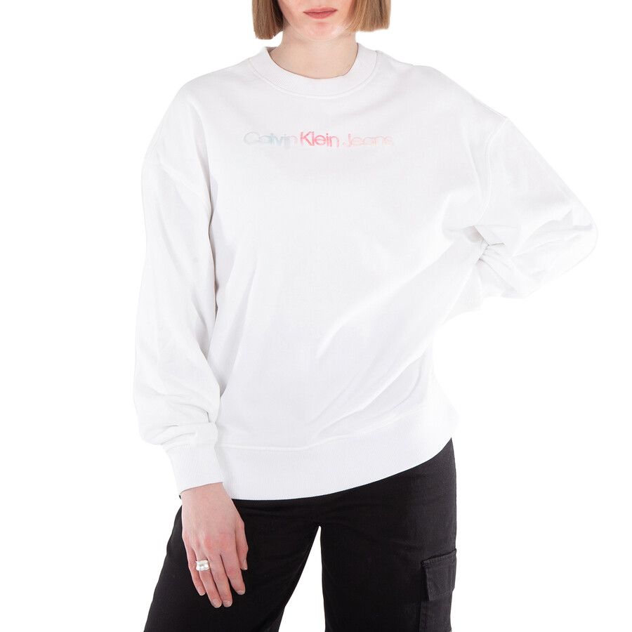 Diffused Logo Crewneck Sweatshirt