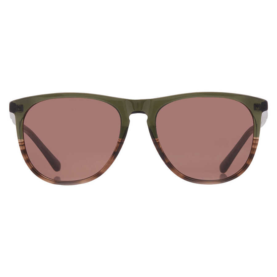 Calvin Klein Men's Aviator Acetate Sunglasses In Green