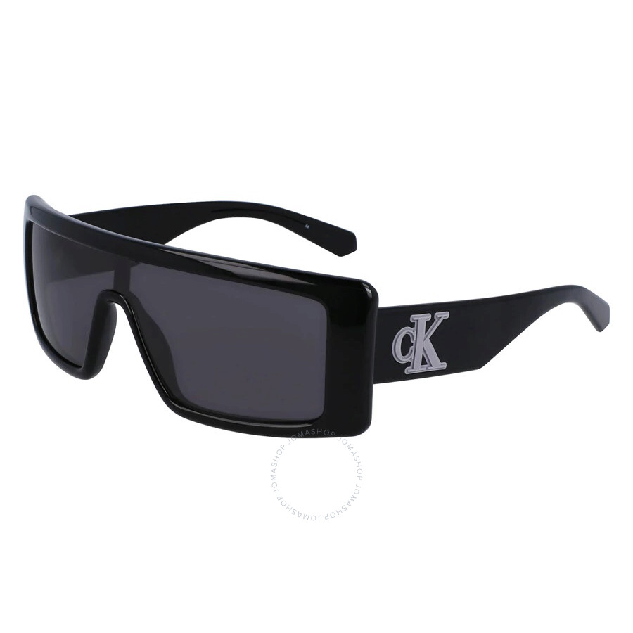 Calvin Klein Grey Browline Unisex Sunglasses Ckj23655s 001 57