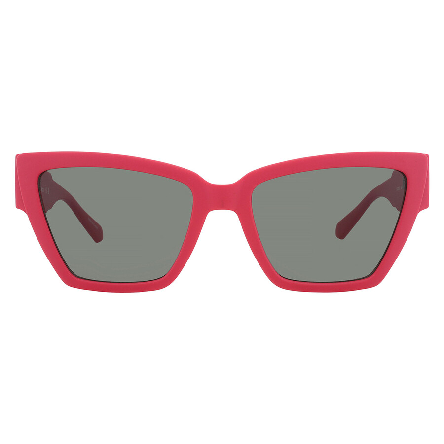 Calvin Klein Grey Cat Eye Ladies Sunglasses Ckj23624s 620 54 In Red