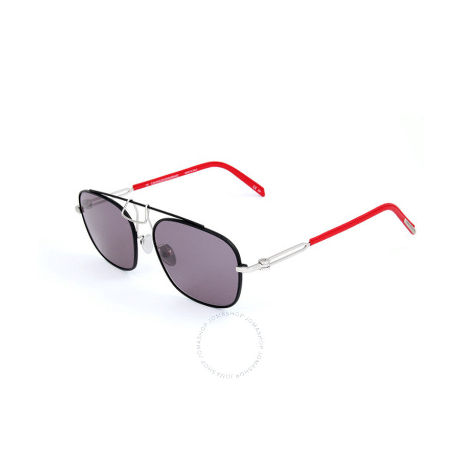 Calvin Klein Grey Pilot Men's Sunglasses Cknyc1810s 001 52