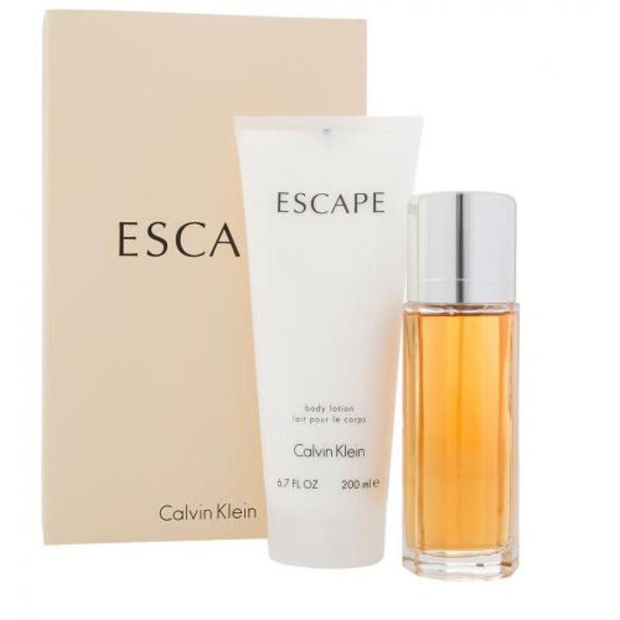 Calvin Klein Ladies Escape Gift Set Fragrances 3614224117146 Ladies