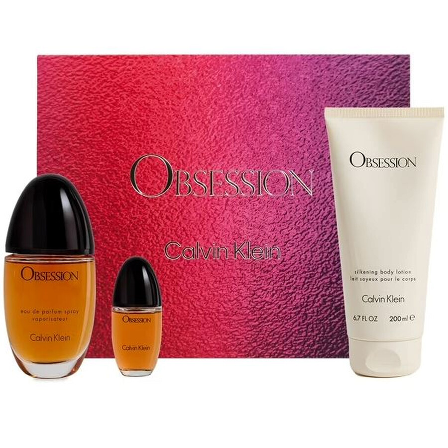 Calvin Klein Ladies Obsession Gift Set Fragrances 3616305266187
